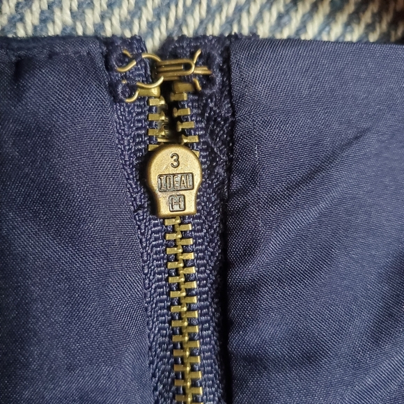 Old Navy: Faux-Suiede Mini-Skirt -Dark Blue - Pockets - Zipper - Size 16W - BNWT - Picture 9 of 11